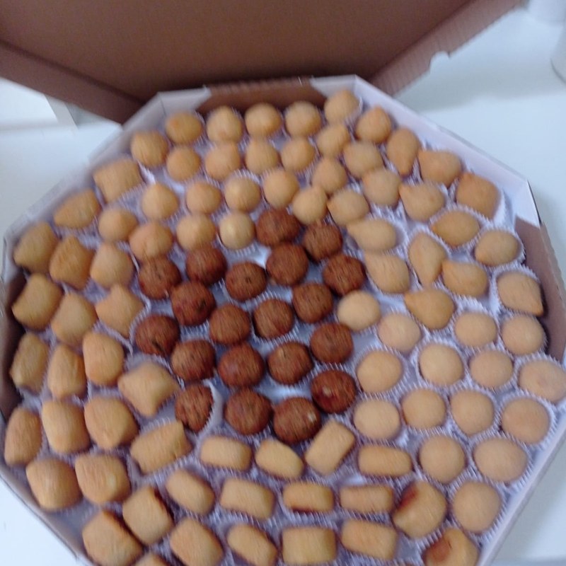 100 salgados fritos em Guaratuba